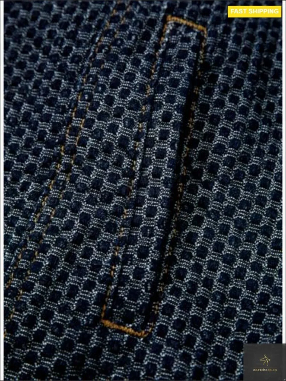 Oversized Boyfriend Denim Jacket Textured Long Sleeve Button Up Classic Chic